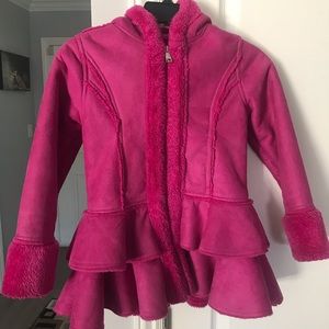 Girls faux fur coat